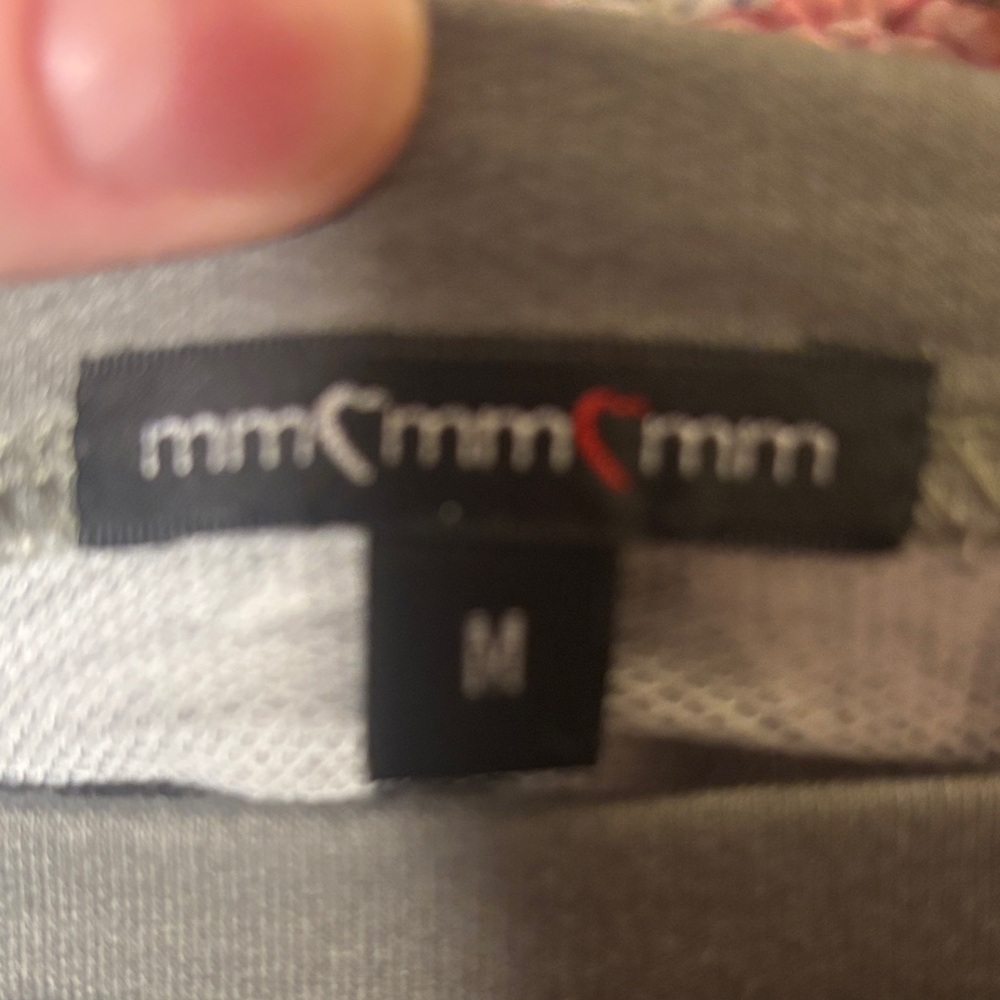 Gray Star Patterned Sweater Size M - image 3